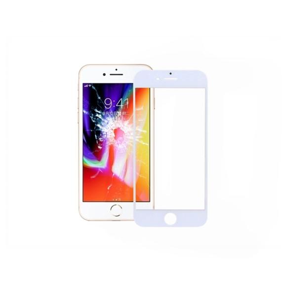 Cristal frontal de pantalla para iPhone 8 Plus blanco