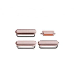 Side buttons set for iphone 6s pink