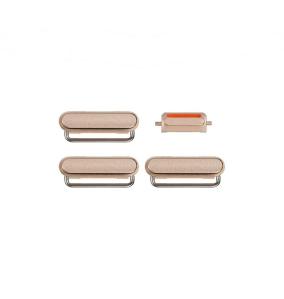 Set of side buttons for iphone 6s golden