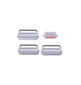 Set of side buttons for iPhone 6S Silver