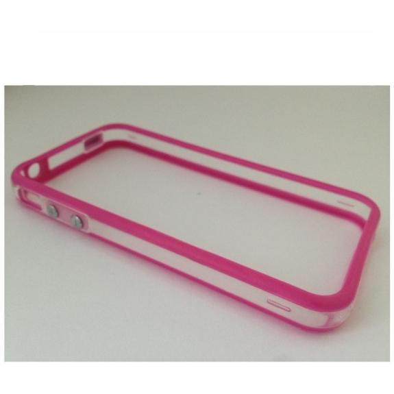 BUMPER IPHONE 4/4S BOTONES METALICOS COLOR MORADO