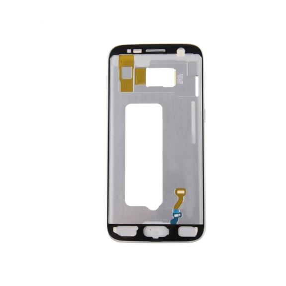 Marco para Samsung Galaxy S7 plateado - blanco