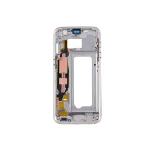 Marco para Samsung Galaxy S7 plateado - blanco