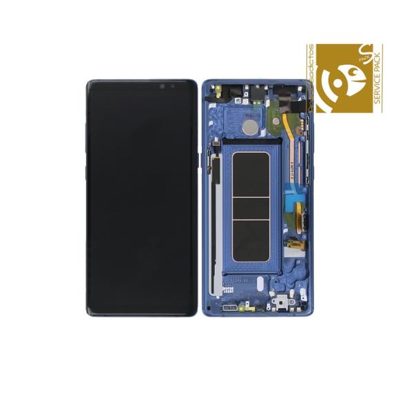 Pantalla SERVICE PACK para Samsung Galaxy Note 8 azul