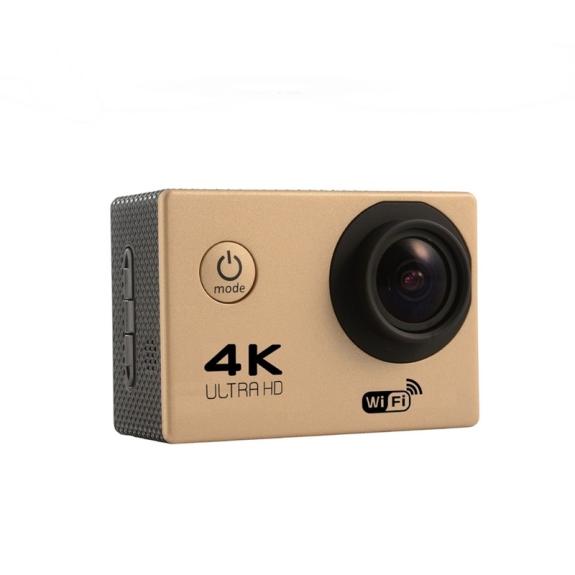 VIDEO - CAMARA ACCION DEPORTIVA 4K ULTRA HD - WIFI - DORADA