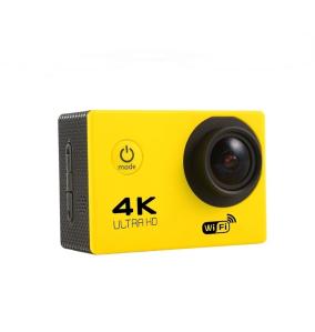 VIDEO - CAMARA ACCION DEPORTIVA 4K ULTRA HD - WIFI - AMARILLO