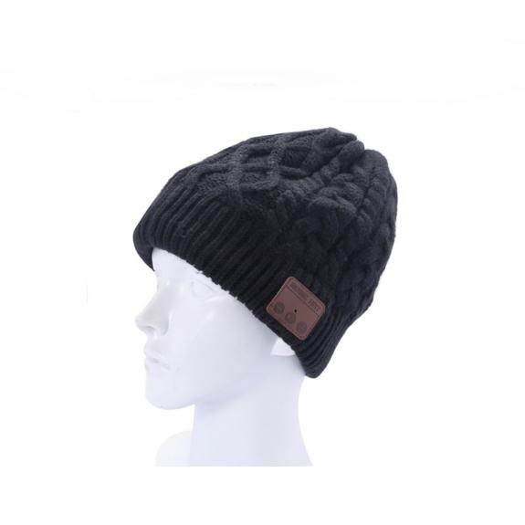 GORRO CON MANOS LIBRES BLUETOOTH MUSICA COLOR NEGRO