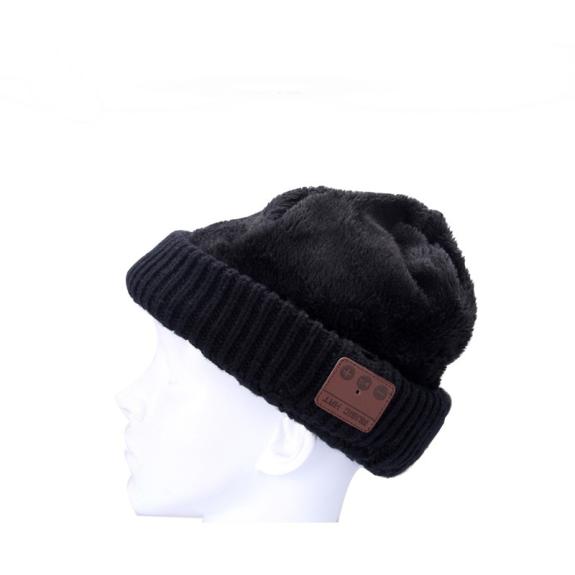 GORRO CON MANOS LIBRES BLUETOOTH MUSICA COLOR NEGRO