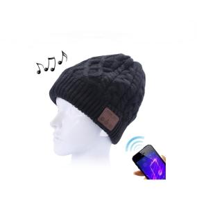 GORRO CON MANOS LIBRES BLUETOOTH MUSICA COLOR NEGRO