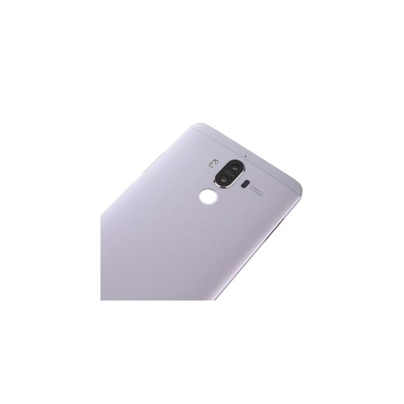 Tapa para Huawei Mate 9 con embellecedor gris