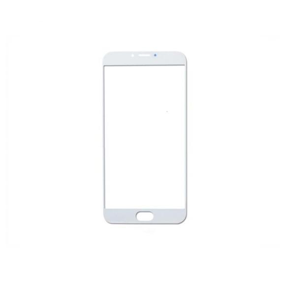 CRISTAL FRONTAL DE PANTALLA PARA MEIZU PRO 6 BLANCO