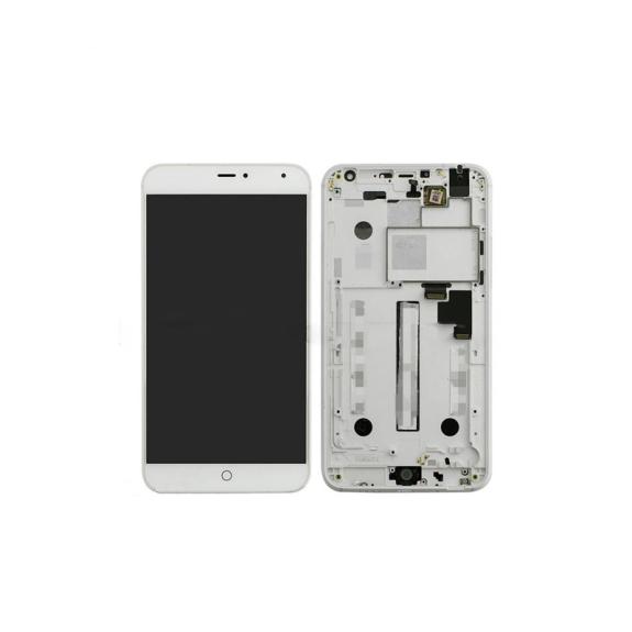 PANTALLA TACTIL COMPLETA PARA MEIZU MX4 BLANCO CON MARCO