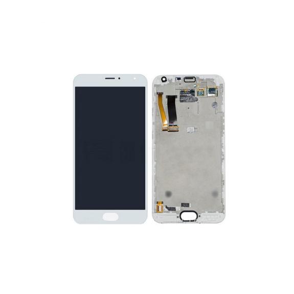 PANTALLA TACTIL COMPLETA PARA MEIZU MX5 BLANCO CON MARCO