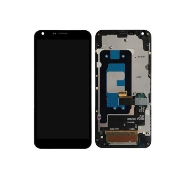 PANTALLA TACTIL LCD COMPLETA PARA LG Q6 NEGRO CON MARCO