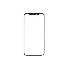 Front screen glass for iPhone X black