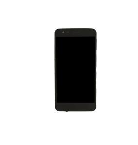 Tactile LCD screen for LG K4 2017 black with frame (M160)