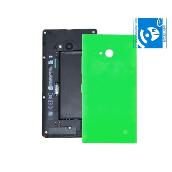 TAPA TRASERA FLEX CARGA INALAMBRICA PARA NOKIA LUMIA 735 VERDE