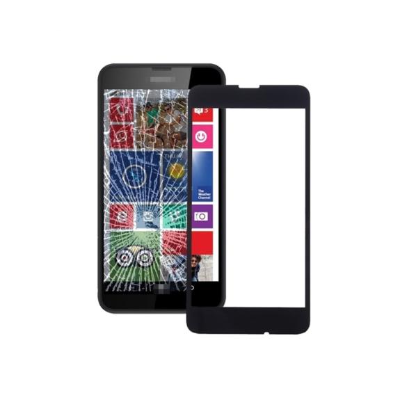 CRISTAL FRONTAL DE PANTALLA PARA NOKIA LUMIA 630 NEGRO