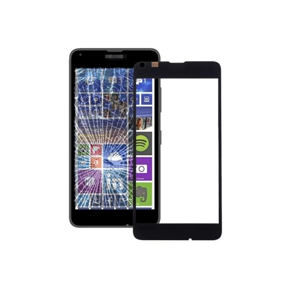 CRISTAL FRONTAL DE PANTALLA PARA MICROSOFT LUMIA 640 NEGRO