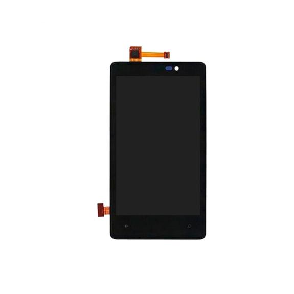 PANTALLA LCD COMPLETA PARA NOKIA LUMIA 820 NEGRO CON MARCO