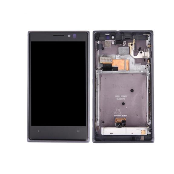 PANTALLA LCD COMPLETA PARA NOKIA LUMIA 925 NEGRO CON MARCO