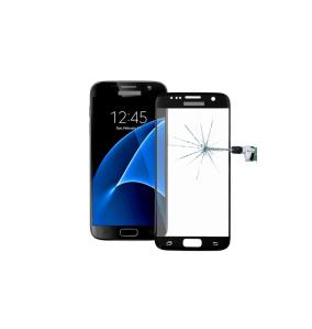 PROTECTOR DE PANTALLA CRISTAL TEMPLADO PARA SAMSUNG S7 NEGRO 3D