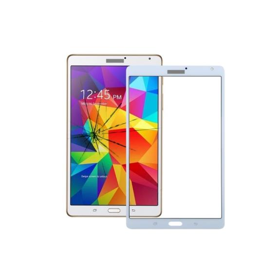 CRISTAL FRONTAL DE PANTALLA PARA SAMSUNG TAB S 8.4 BLANCO