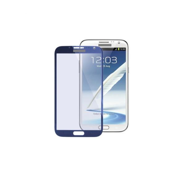 Cristal para Samsung Galaxy Note 2 azul oscuro