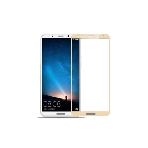 CRISTAL TEMPLADO PARA HUAWEI MATE 10 LITE / MAIMANG 6 DORADO