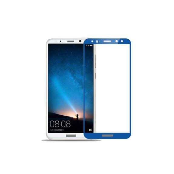 CRISTAL TEMPLADO PARA HUAWEI MATE 10 LITE / MAIMANG 6 AZUL