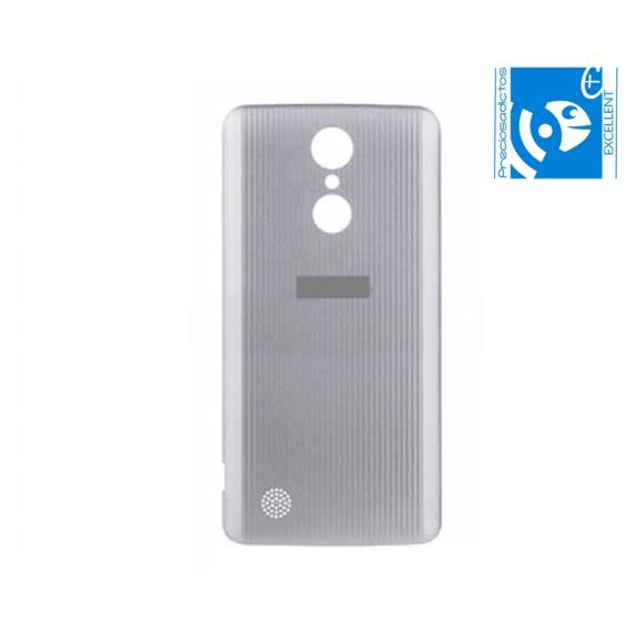 TAPA TRASERA CUBRE BATERIA PARA LG K8 2017 PLATA