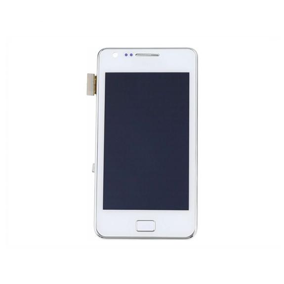 Pantalla para Samsung Galaxy S2 con marco blanco