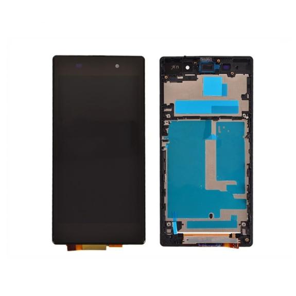 PANTALLA COMPLETA PARA SONY XPERIA Z1 NEGRO CON MARCO