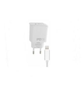 Adaptador con Tipo C y cable lightning (20W / 3A)