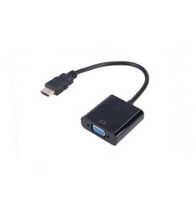 ADAPTADOR DE HDMI A VGA EN NEGRO