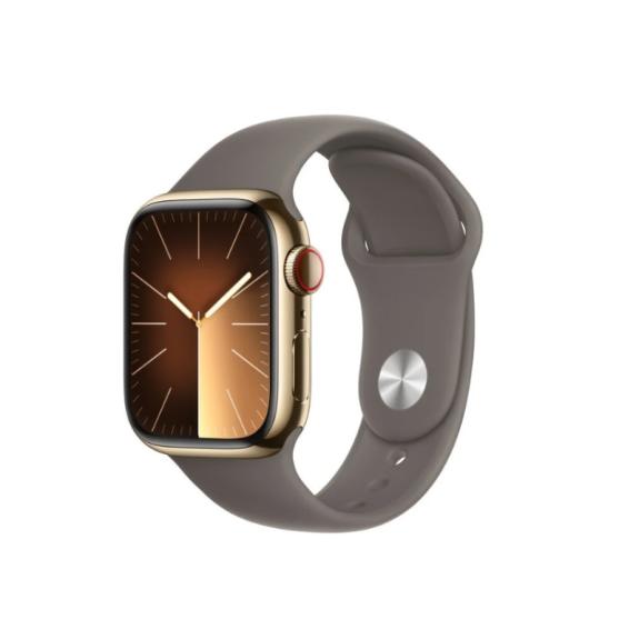 Apple Watch Series 9 45mm (GPS) en color dorado
