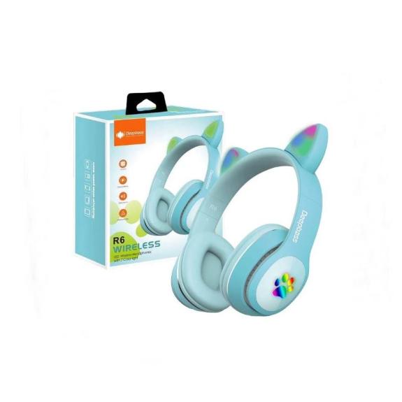 Auriculares inalámbricos Deepbass R6 azul