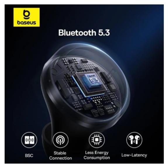 Auriculares Para Baseus Bowie E18 Negro