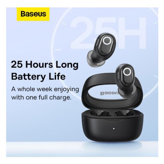 Auriculares Para Baseus Bowie WM02 Blanco