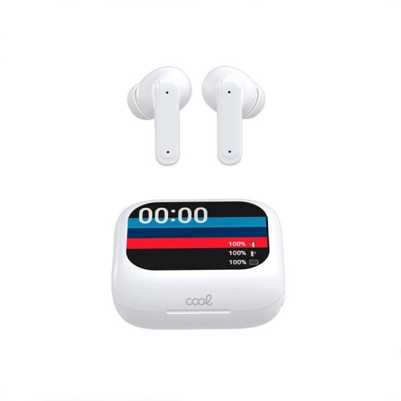 Auriculares Stereo Bluetooth Earbuds Blanco