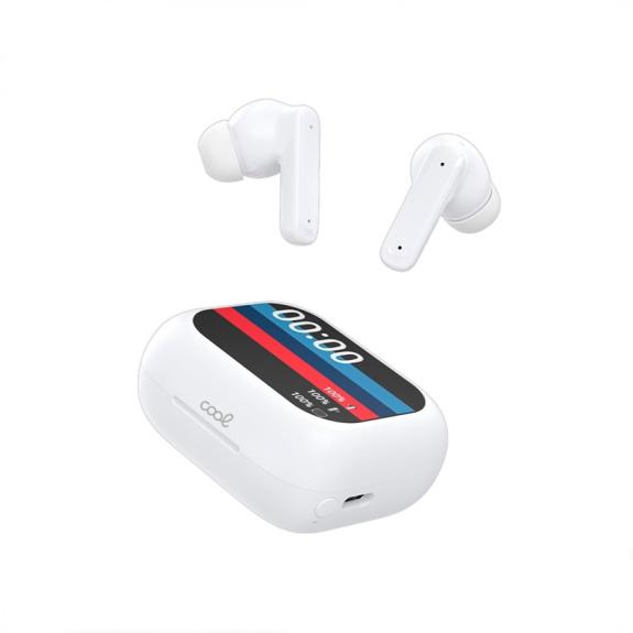 Auriculares Stereo Bluetooth Earbuds Blanco