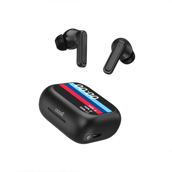 Auriculares Stereo Bluetooth Earbuds Negro