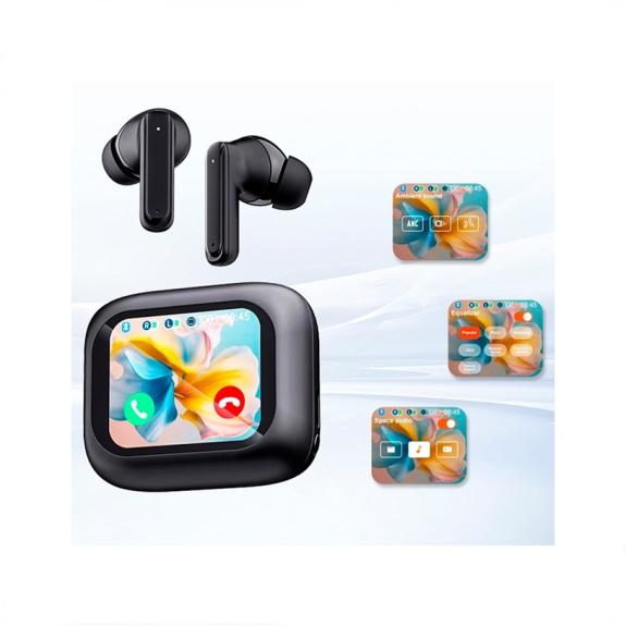 Auriculares Stereo Bluetooth Earbuds Negro