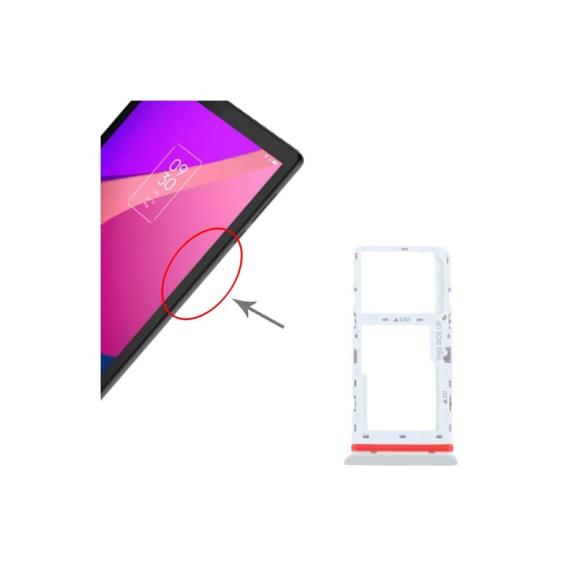 Bandeja dual + SD Para TCL Tab 10 5G en color blanca