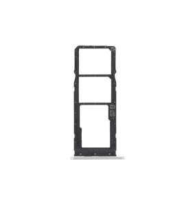 Bandeja Dual SIM Para Asus Zenfone 8 Flip en color plateado