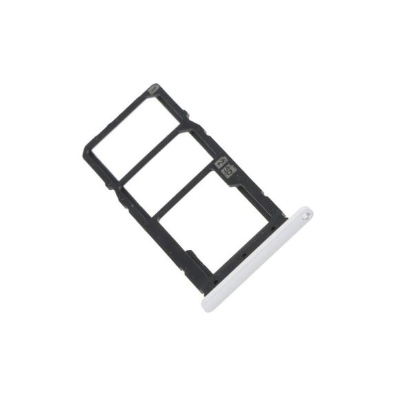 Bandeja Dual SIM Para Asus Zenfone 8 Flip en color plateado