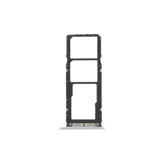 Bandeja Dual SIM Para Asus Zenfone 8 Flip en color plateado