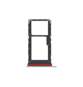 Bandeja Dual SIM para Huawei Honor 70 Lite en color plateado