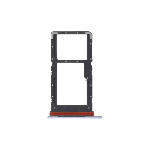 Bandeja Dual SIM para Huawei Honor 70 Lite en color plateado
