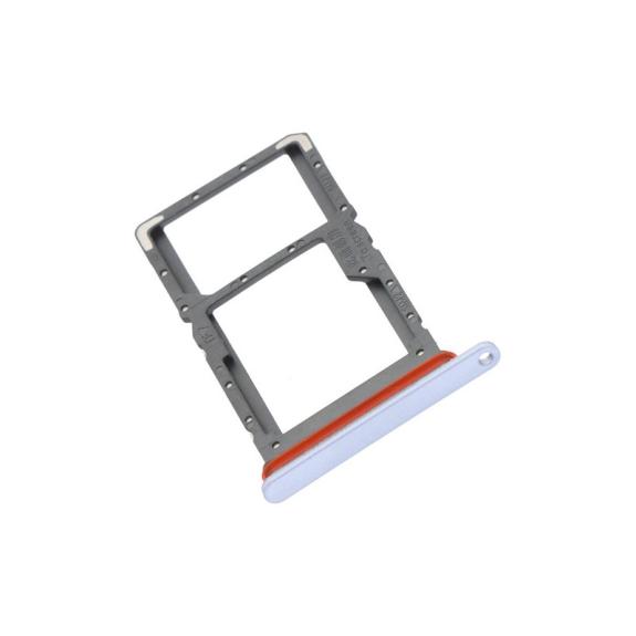 Bandeja Dual SIM para Huawei Honor 70 Lite en color plateado